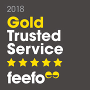 feefo Gold Trusted Service 2018 feefo Gold Trusted Service 2018